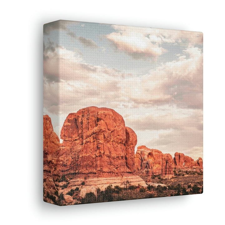 A Desert Sunset - Canvas