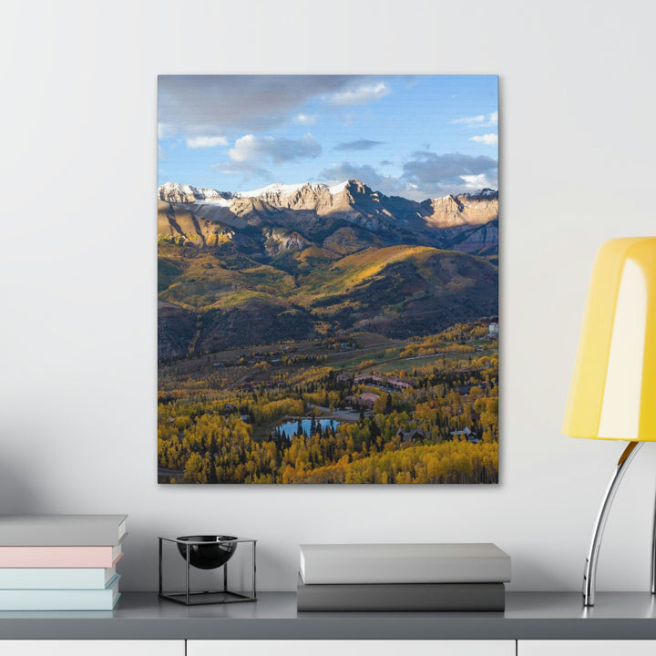 Glowing Mountainside - Canvas