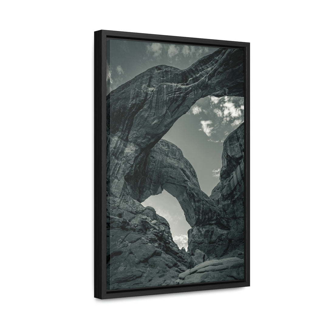 Natural Frames Part 4 in Black and White - Canvas with Frame