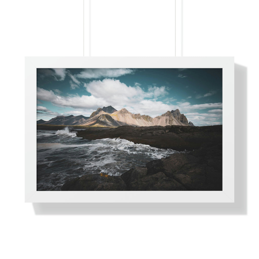 Crashing Sea - Framed Print