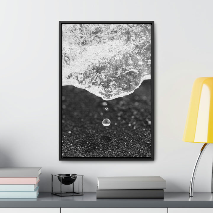 Suspended Droplet - Canvas with Frame