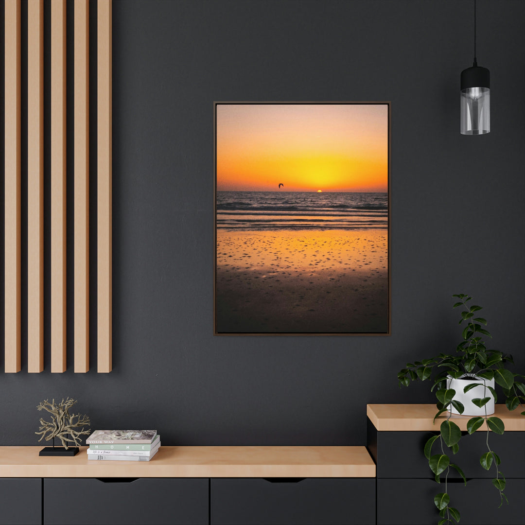 Sunrise on the Sea - Canvas with Frame