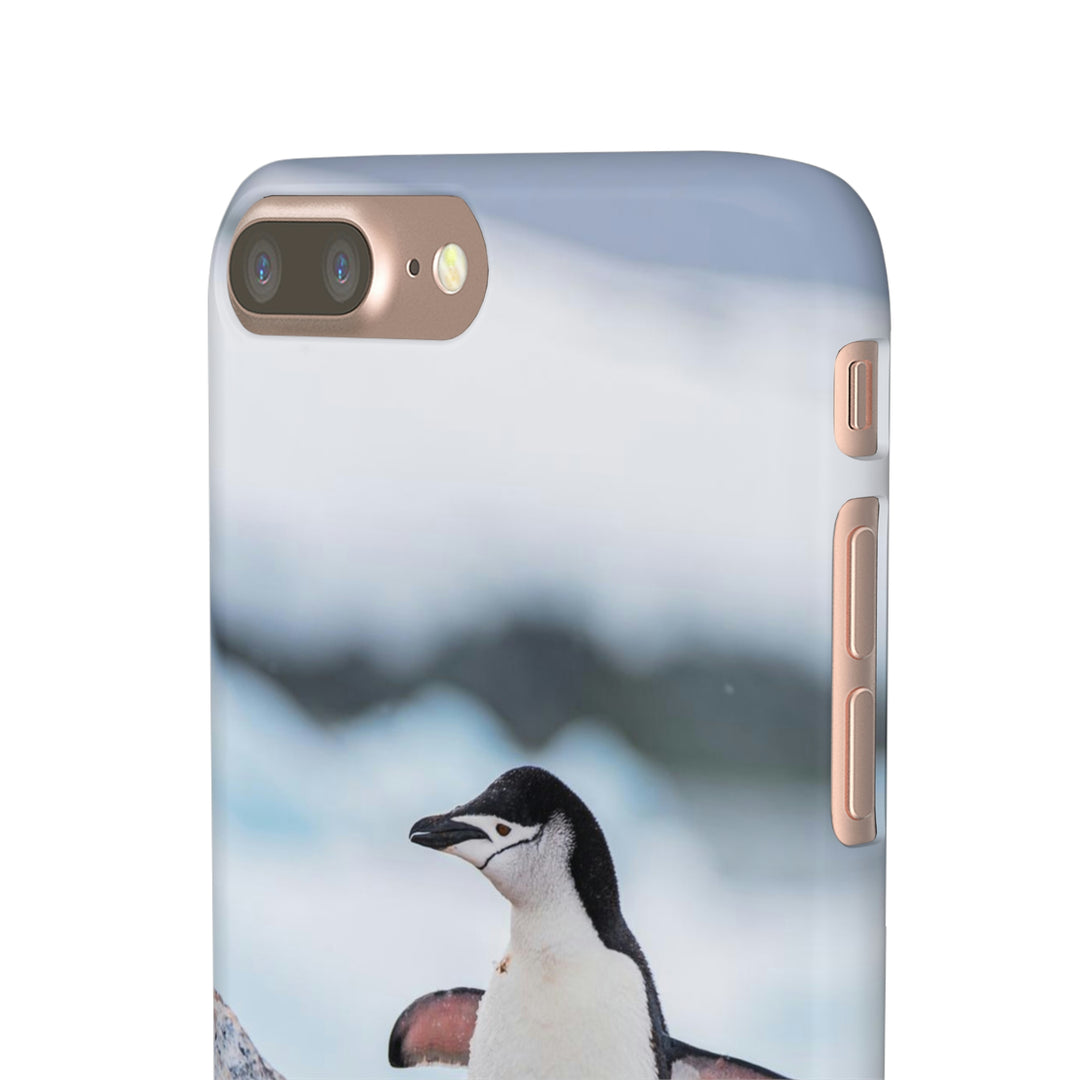 Stretched Penguin - Phone Case