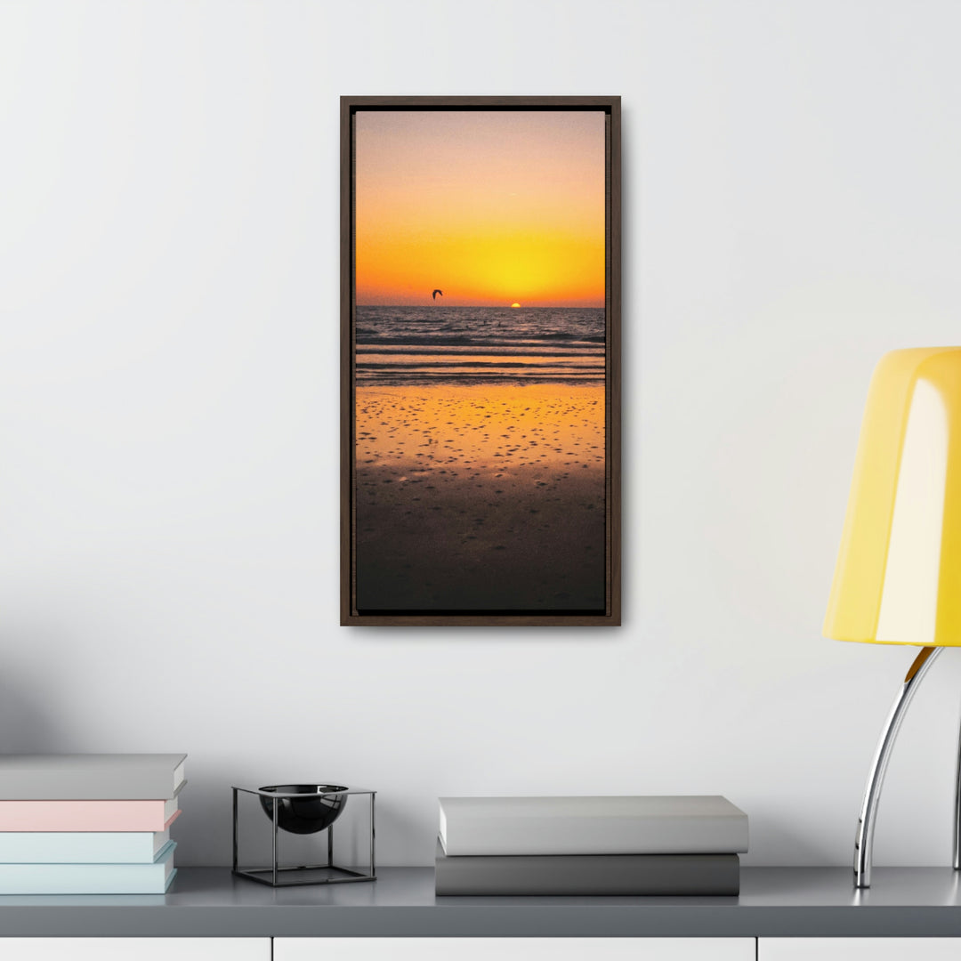 Sunrise on the Sea - Canvas with Frame