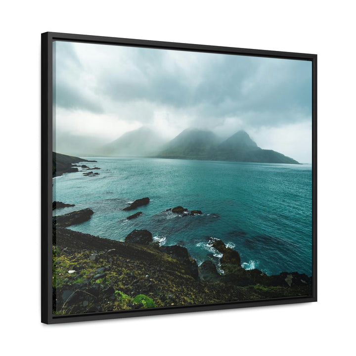 Mystical Mountain View - Canvas with Frame