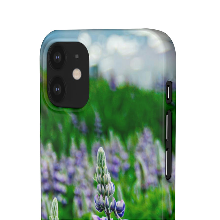 Glowing Lupin with Mountains - Phone Case