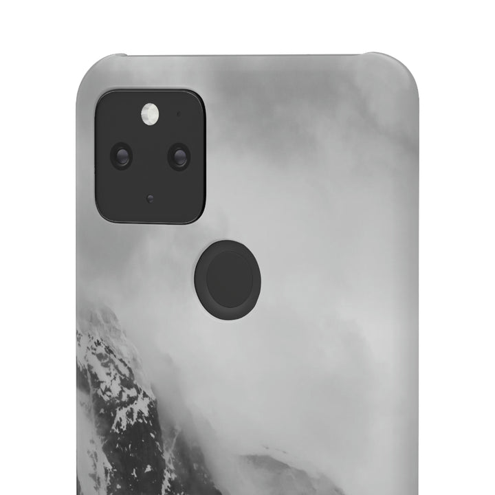 The Mist Descends in Black and White - Phone Case