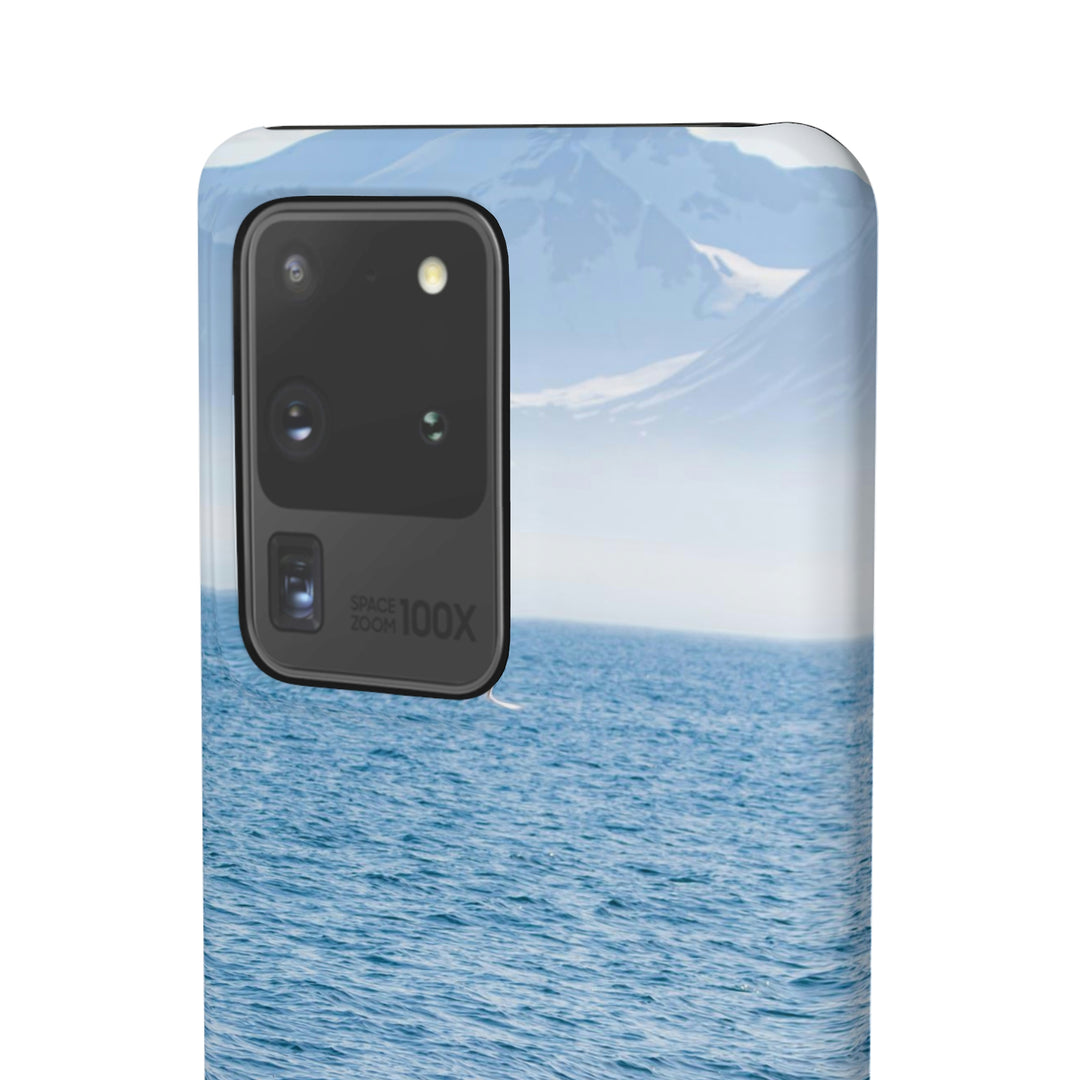 A Whale and A Mountain - Phone Case