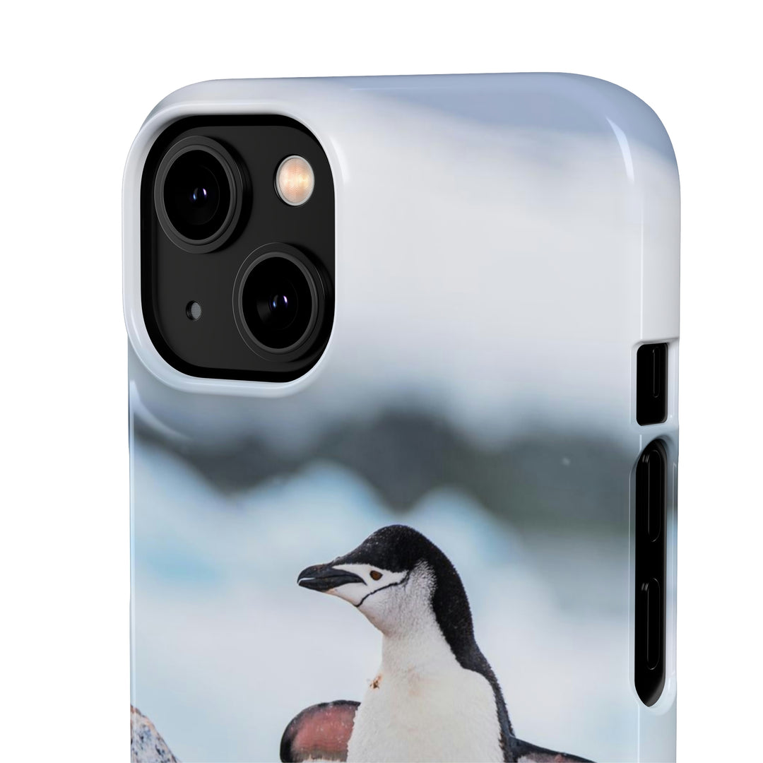 Stretched Penguin - Phone Case