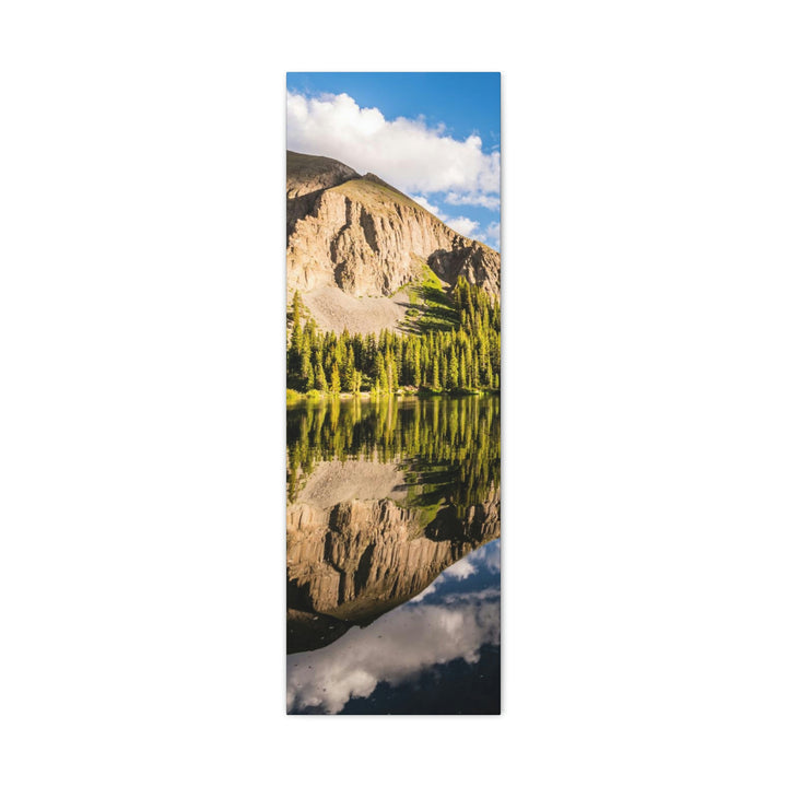 Mountain Scene Reflected - Canvas