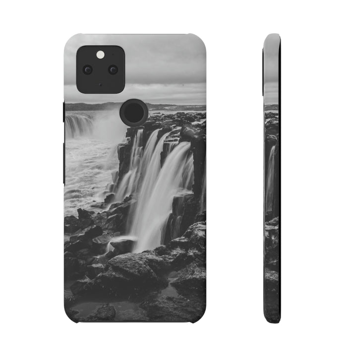 Selfoss in Black and White - Phone Case