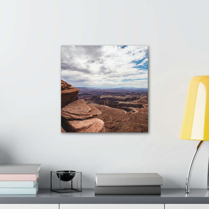 The Canyon Below - Canvas