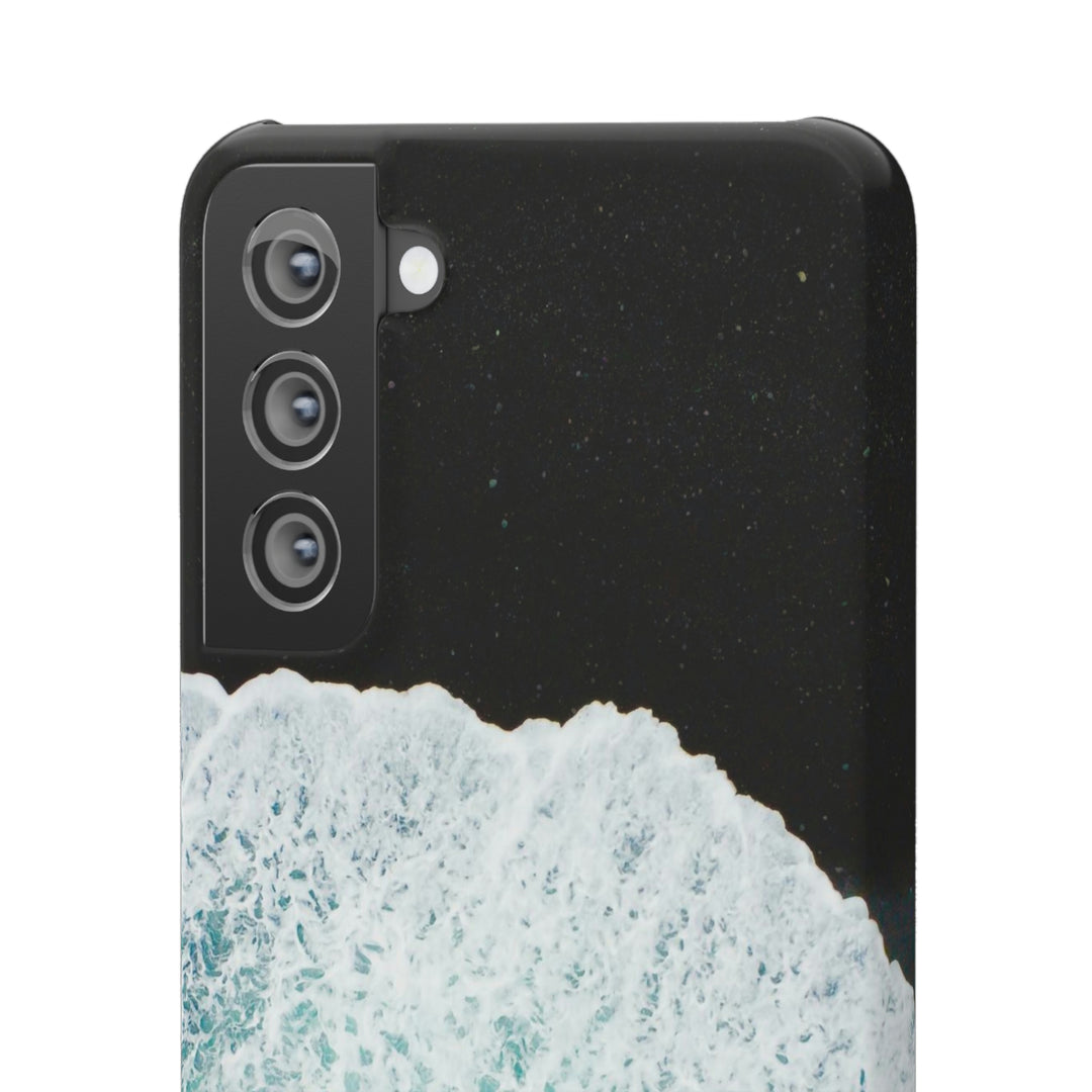 A Wave on Volcanic Sand - Phone Case