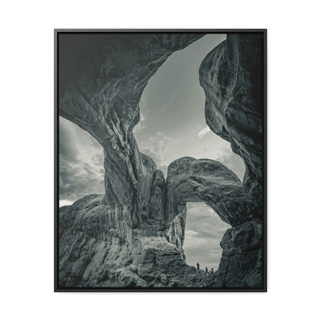 Natural Frames Part 1 in Black and White - Canvas with Frame