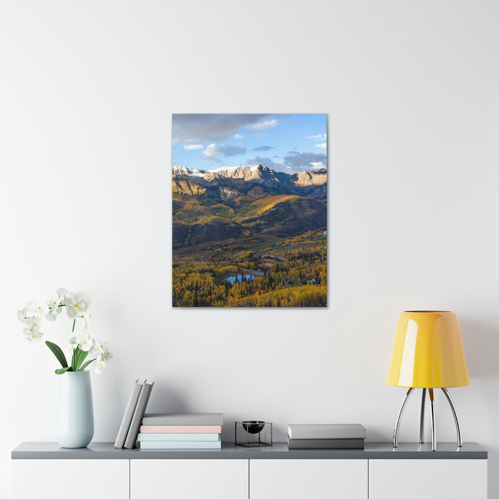 Glowing Mountainside - Canvas