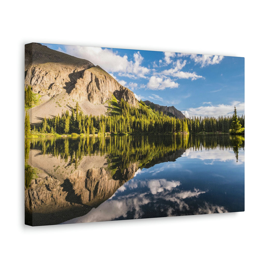 Mountain Scene Reflected - Canvas