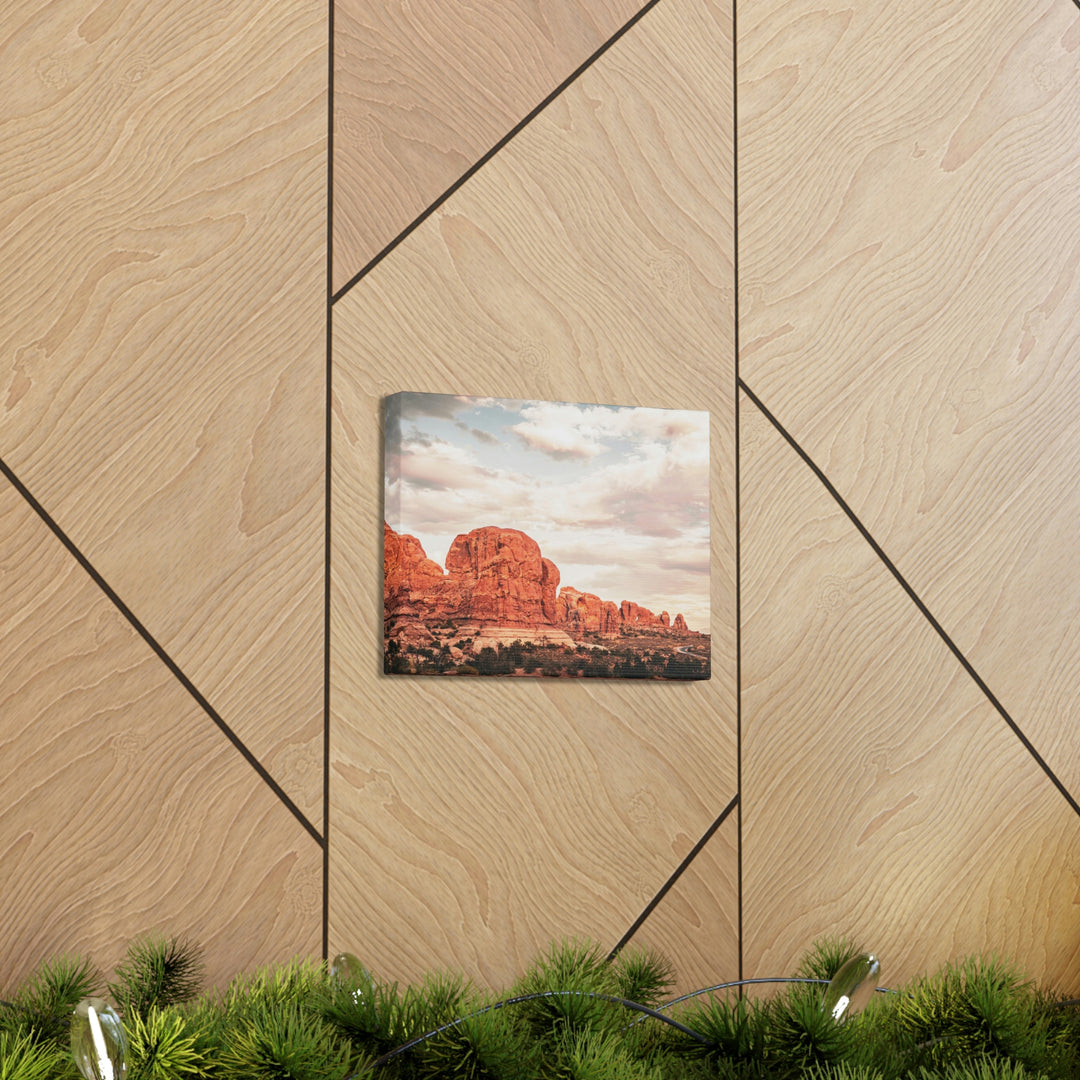 A Desert Sunset - Canvas