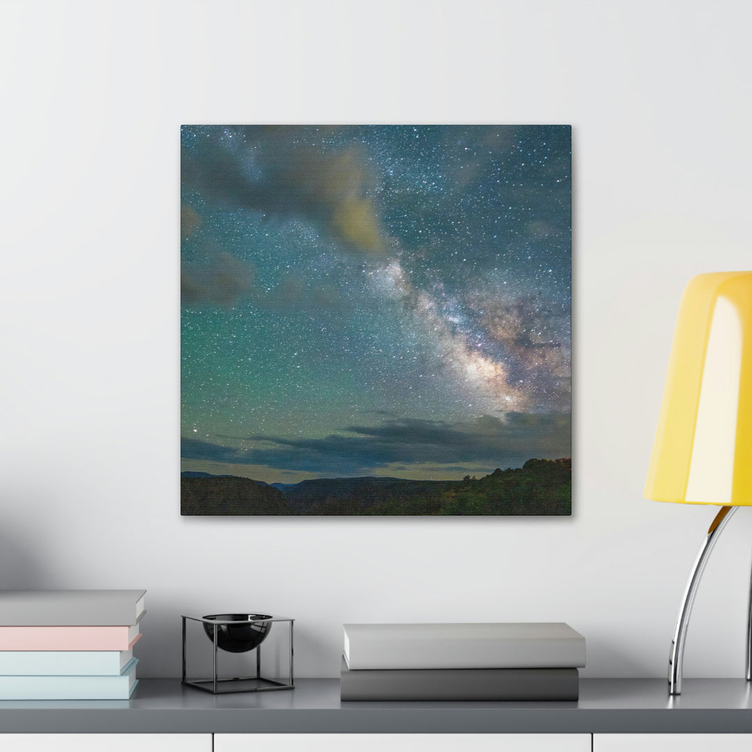 Milky Way Through the Clouds Part 1 - Canvas