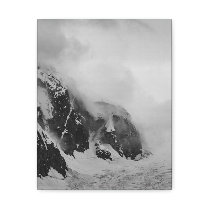 The Mist Descends in Black and White - Canvas