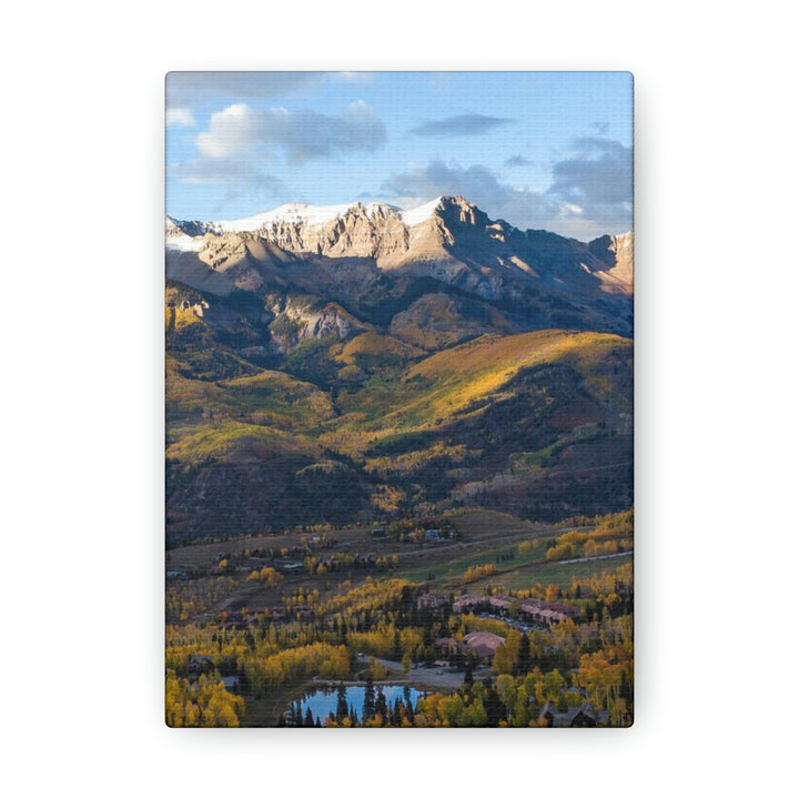 Glowing Mountainside - Canvas