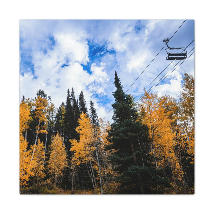 Chairlift in Suspension - Canvas