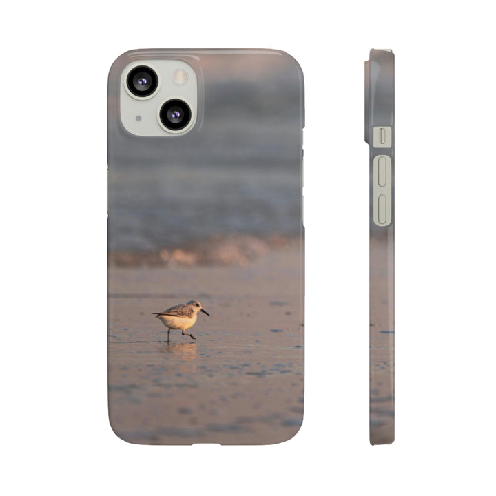 Sanderling in Soft Dusk Light - Phone Case