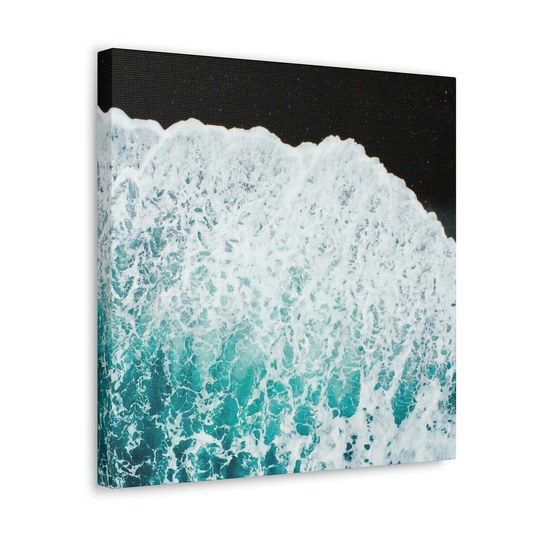 A Wave on Volcanic Sand - Canvas