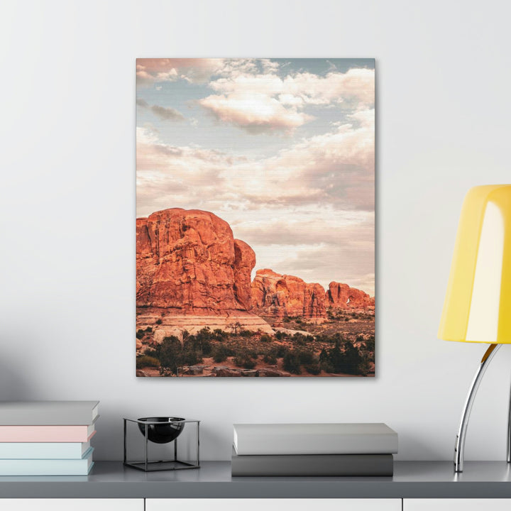 A Desert Sunset - Canvas