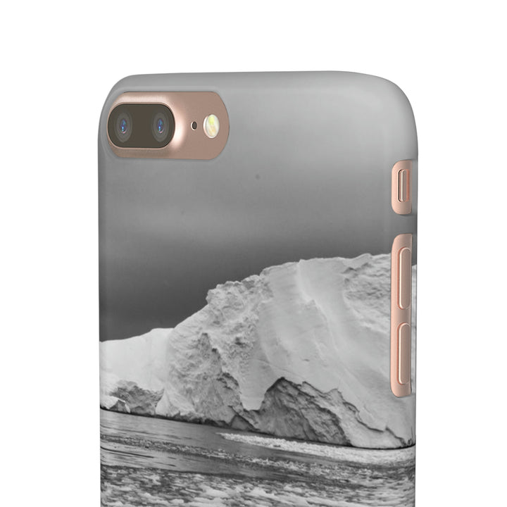 Lane of Ice In Black and White - Phone Case