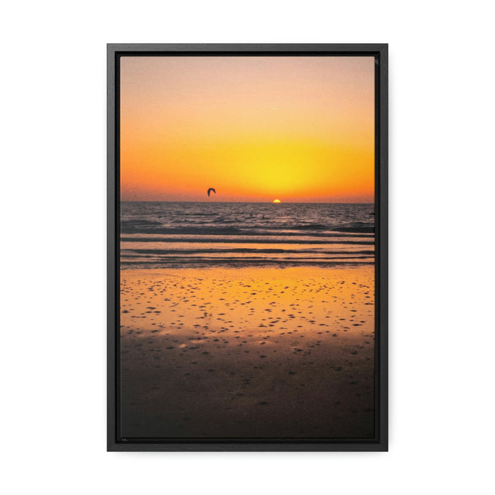 Sunrise on the Sea - Canvas with Frame