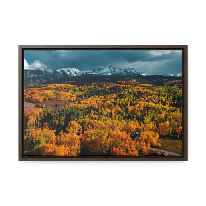 Golds of Autumn - Canvas with Frame