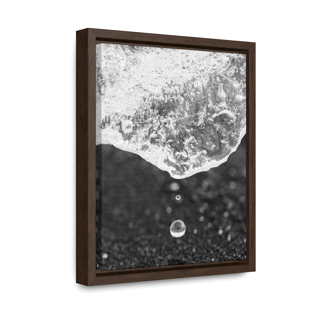 Suspended Droplet - Canvas with Frame