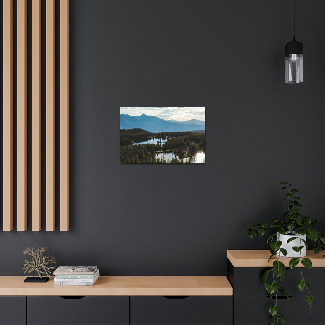 Cool Mountain Lakes - Canvas