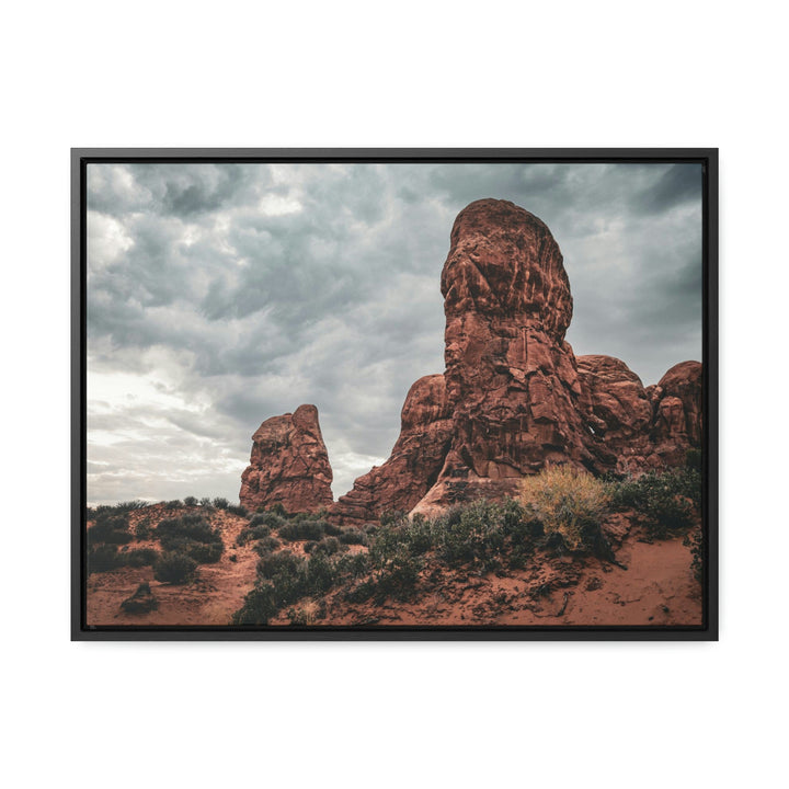 Dramatic Rocks - Canvas with Frame