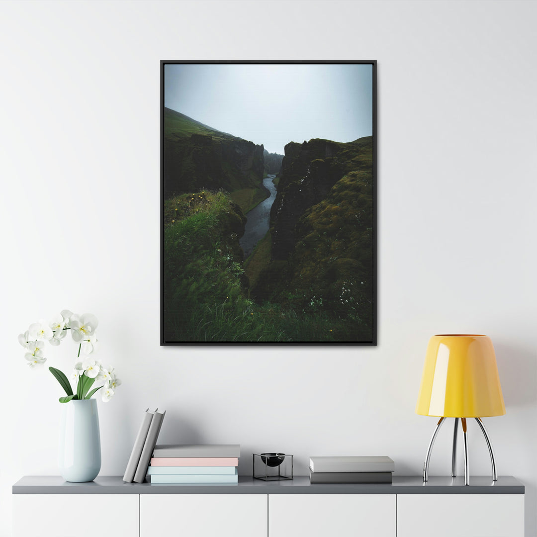 A View of the River - Canvas with Frame