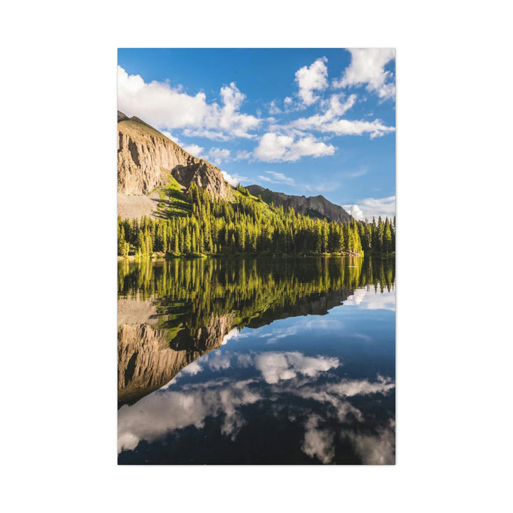 Mountain Scene Reflected - Canvas