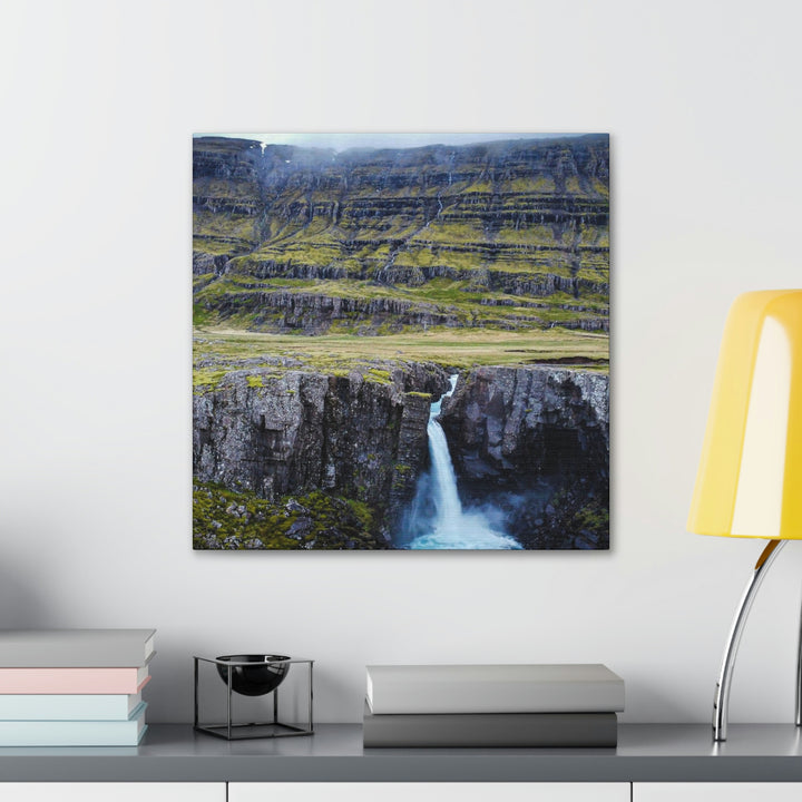 A Remote Waterfall - Canvas