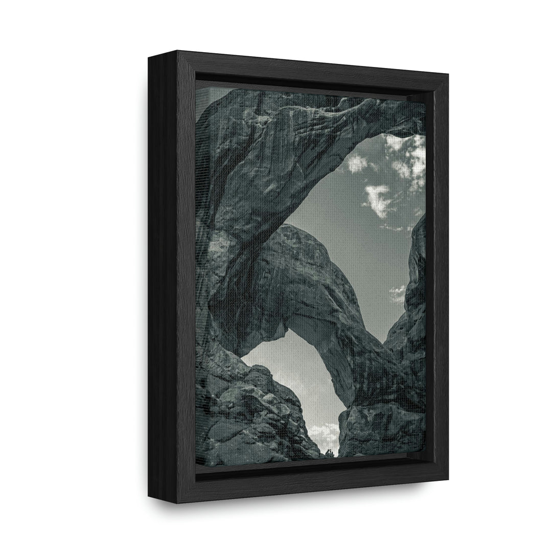 Natural Frames Part 4 in Black and White - Canvas with Frame