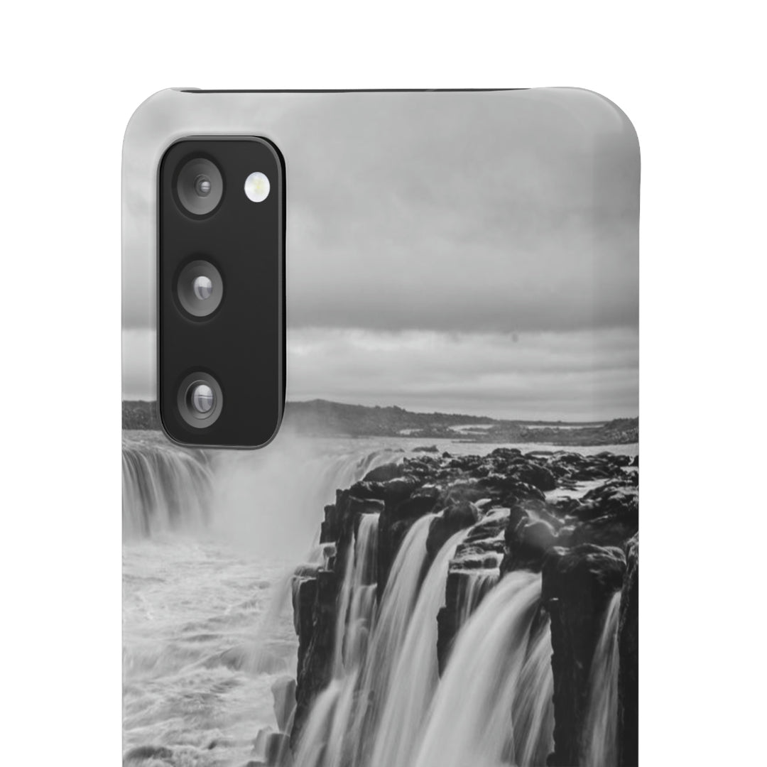 Selfoss in Black and White - Phone Case