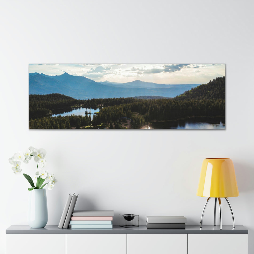 Cool Mountain Lakes - Canvas