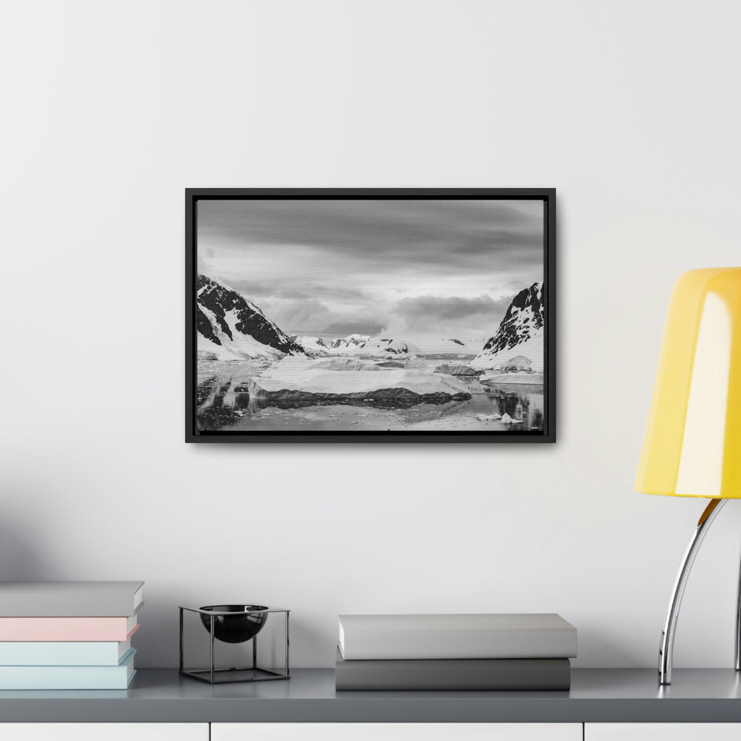 A Still Day in Black and White - Canvas with Frame