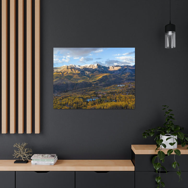 Glowing Mountainside - Canvas