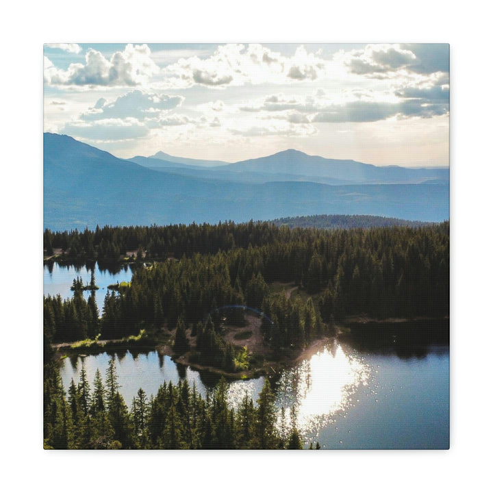 Cool Mountain Lakes - Canvas