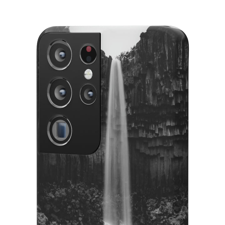 Svartifoss in Black and White - Phone Case