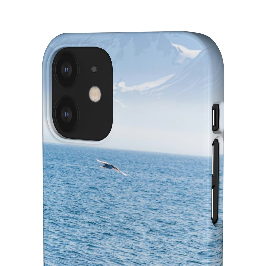 A Whale and A Mountain - Phone Case