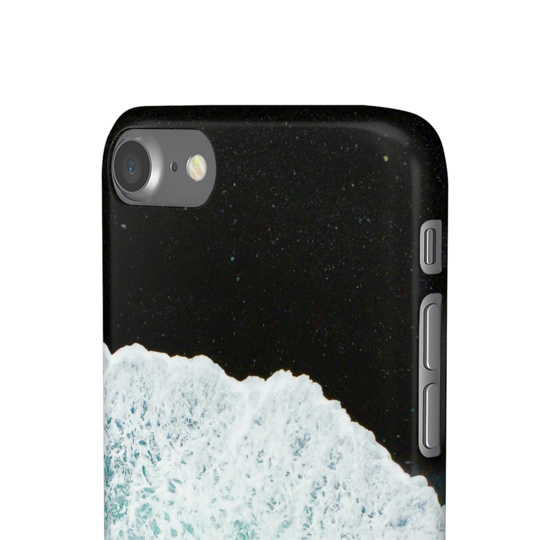 A Wave on Volcanic Sand - Phone Case