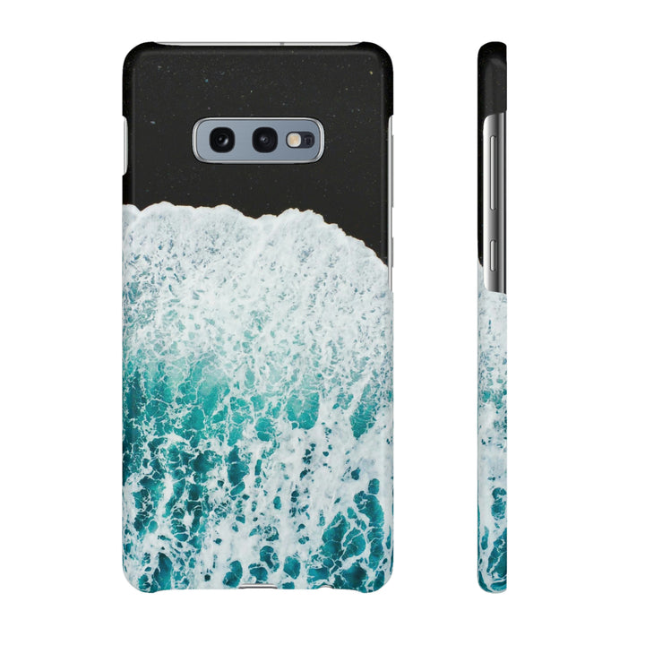 A Wave on Volcanic Sand - Phone Case