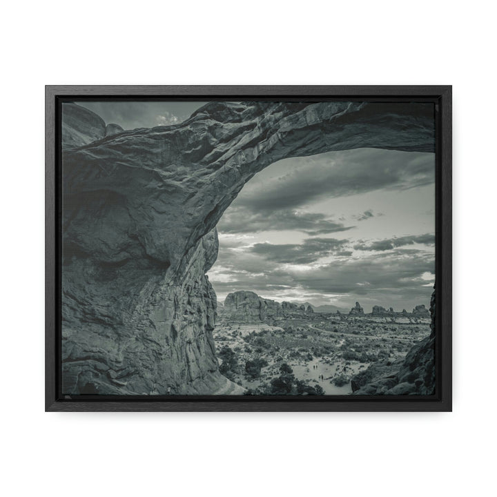 Natural Frames Part 2 in Black and White - Canvas with Frame