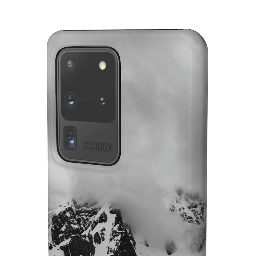 Peaceful Anchoring in Black and White - Phone Case