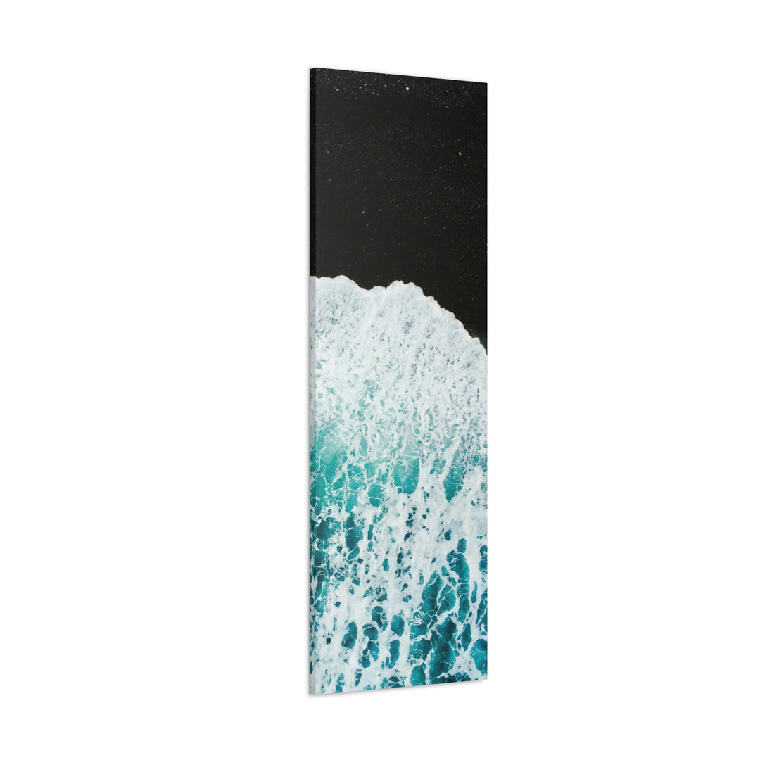 A Wave on Volcanic Sand - Canvas